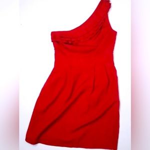 The Limited one shoulder ruffle neck dress size 8